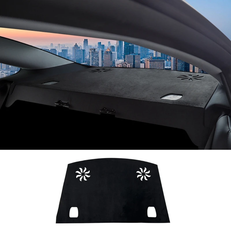 

Нескользящий коврик для заднего стекла Tesla Model 3 Highland 2024, защита от солнца, защитный коврик, крышка, аксессуары для интерьера