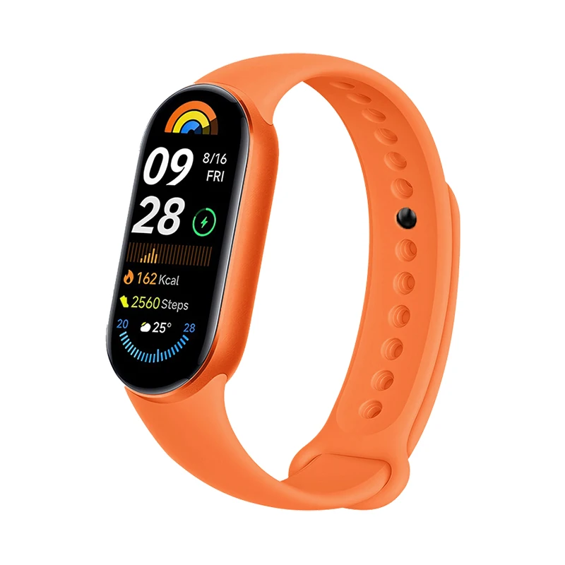 Buntes und trendiges High-End-Silikonarmband für Xiaomi Band 8 9 10, flexibles und minimalistisches Sportarmband – Detail 12