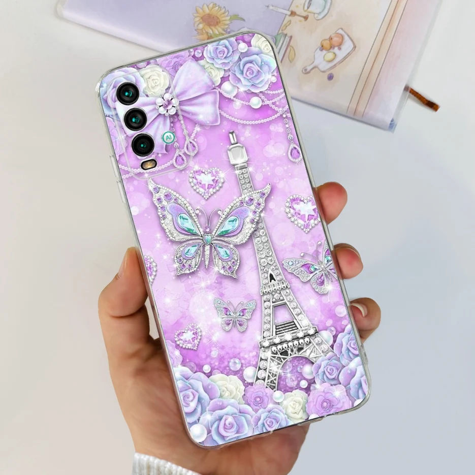 Cute Fashion Painted Clear Silicone Soft Slim Phone Case Cover