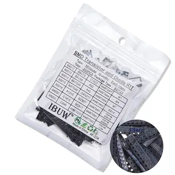 35 valori * 10 pezzi = 350 pezzi SMD SMT pumuddsy Kit assortimento di transistor e diodi