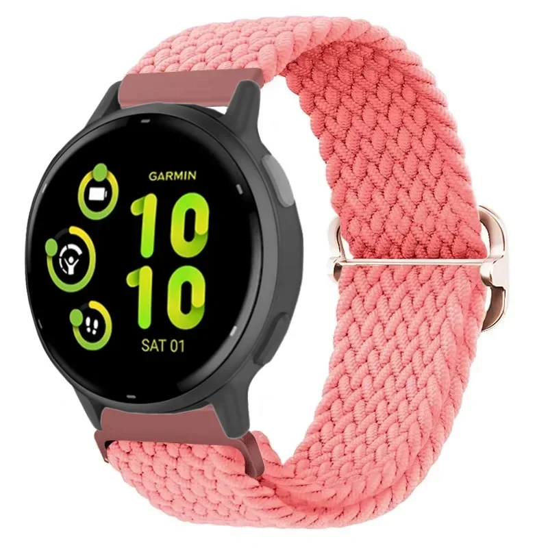 Nylon Braided Solo Loop Strap - Universal Fit, 20/22mm, Durable & Stylish Bracelet
