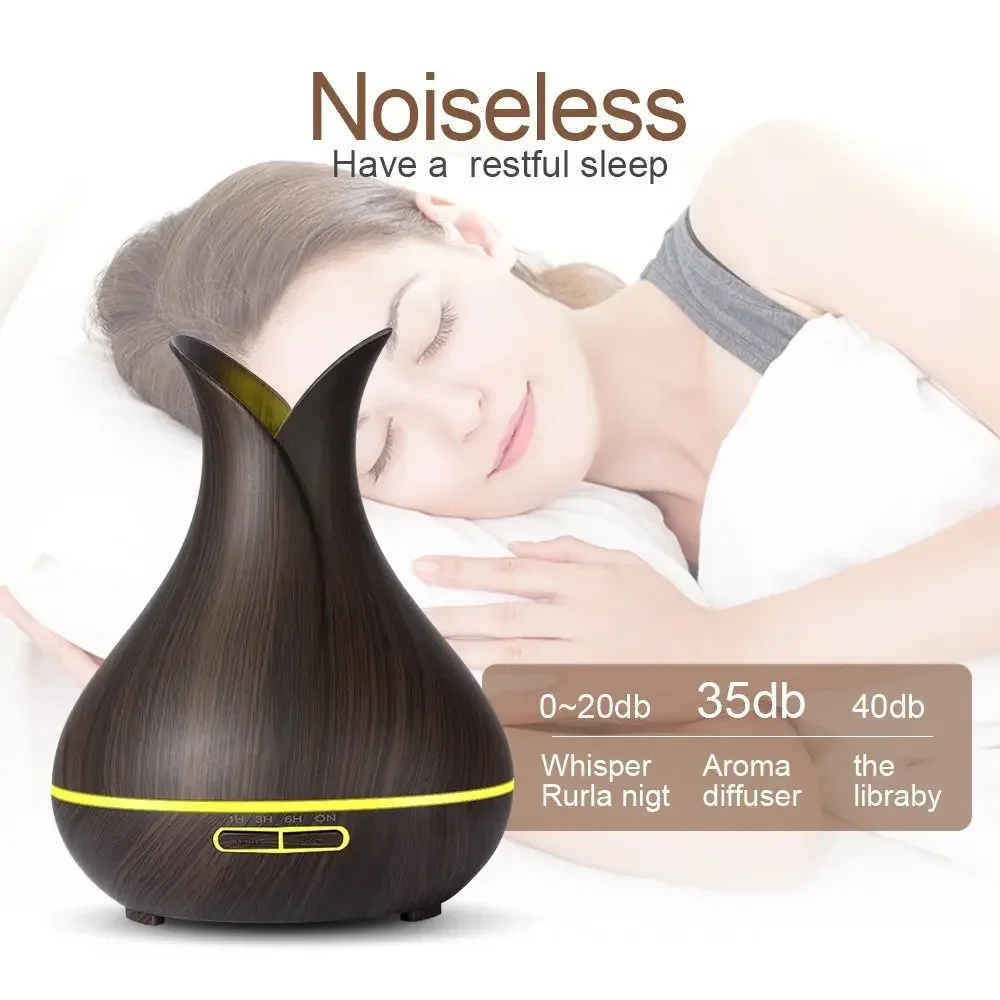 WiFi Smart Air Humidifier 400ml Essential Oil Diffuser Aromatherapy Ultrasonic Air Humidifiers Cool Mist Sprayer Humidificador