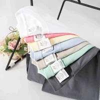 100% Cotton Five Half Sleeve Men's Women Summer T-shirt Loose Short-sleeved Casual Basic Shirt O Neck Solid Color Tops - Image 5