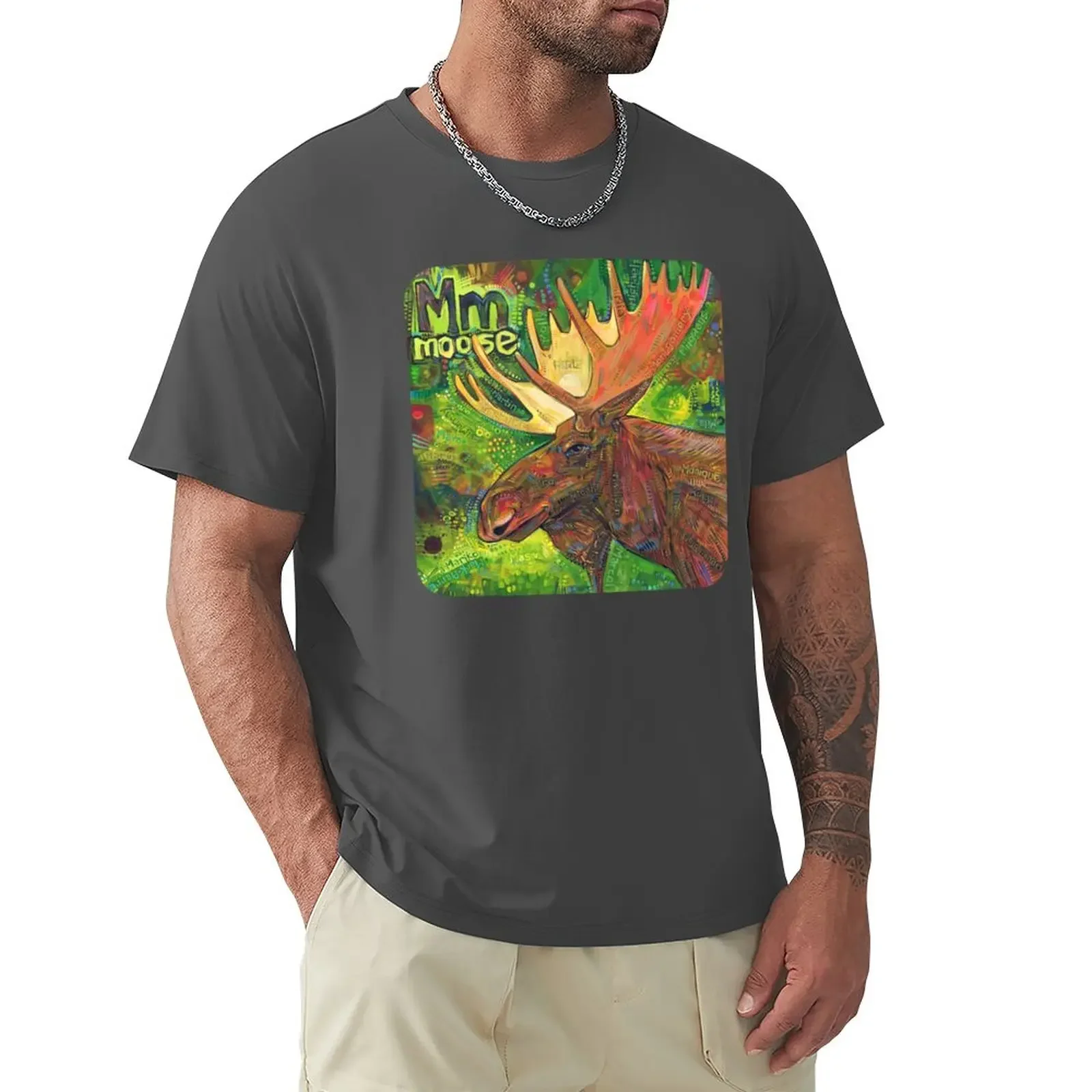 

M Is for Moose - 2019 T-Shirt tees plain customizeds Men's t shirts