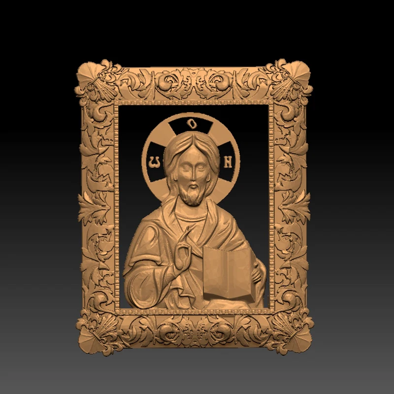 15pcs Religion Icon 3D STL Model for CNC Router Artcam Aspire Cut3d 3D Printer Bas Relief