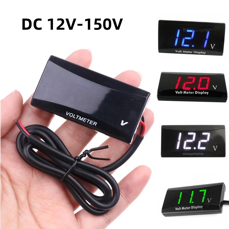 Digital Voltmeter 12V-150V Car Motorcycle