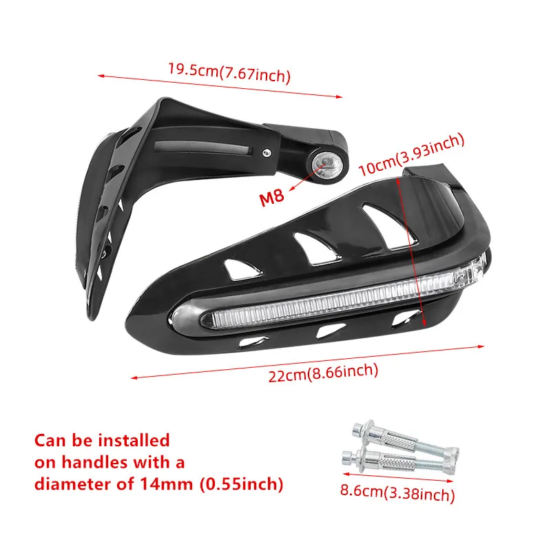  LED ȭƮ  Ʈ  ũν ڵ尡, ī ̼ õ  ٹ  Ʈ ũ, 7/8 ġ, 22mm