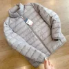 Ultra-Light down Cotton Jaet Men's Autumn Winter Thin Warm Parka Stand Fit Faion Urban Sle Youth Casual Wear