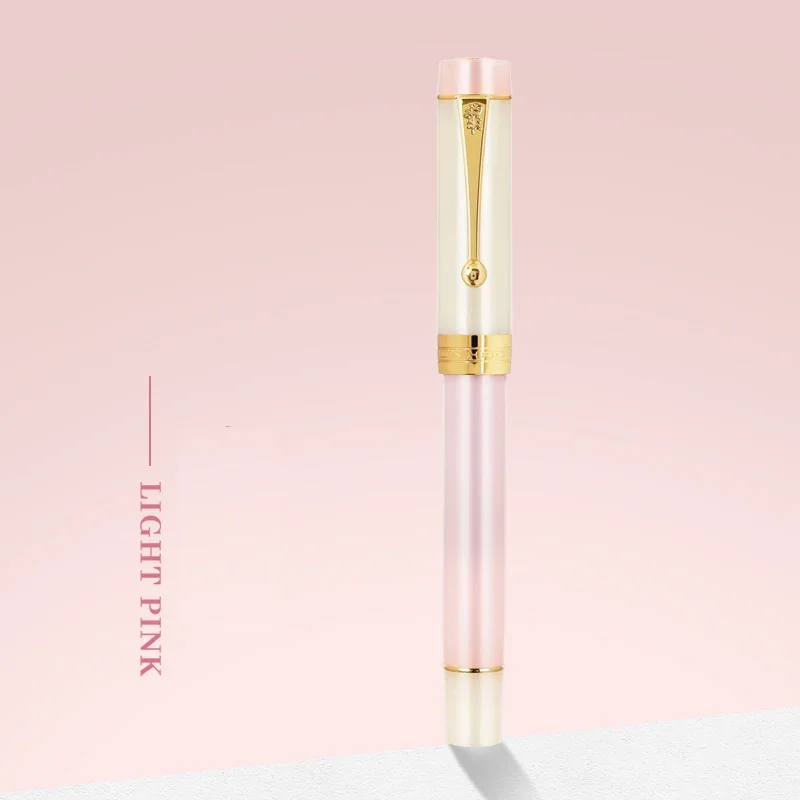 JINHAO 100 센테니얼 만년필 골드 클립, EF F F M 하트비트 펜촉, 비즈니스 문구, 학교 사무용품, PK 9019 9016 9013