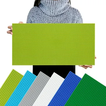 32*64 Holes Classic Building Blocks Base Board, DIY Assembled Building Blocks Wall Compatible With Brand Gift Toys for Children 1