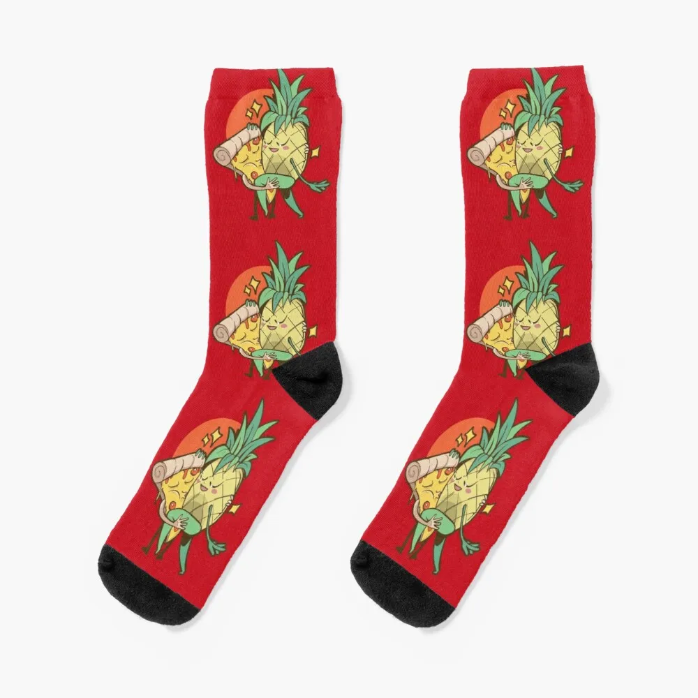 

pineapple Pizza Socks Man Socks