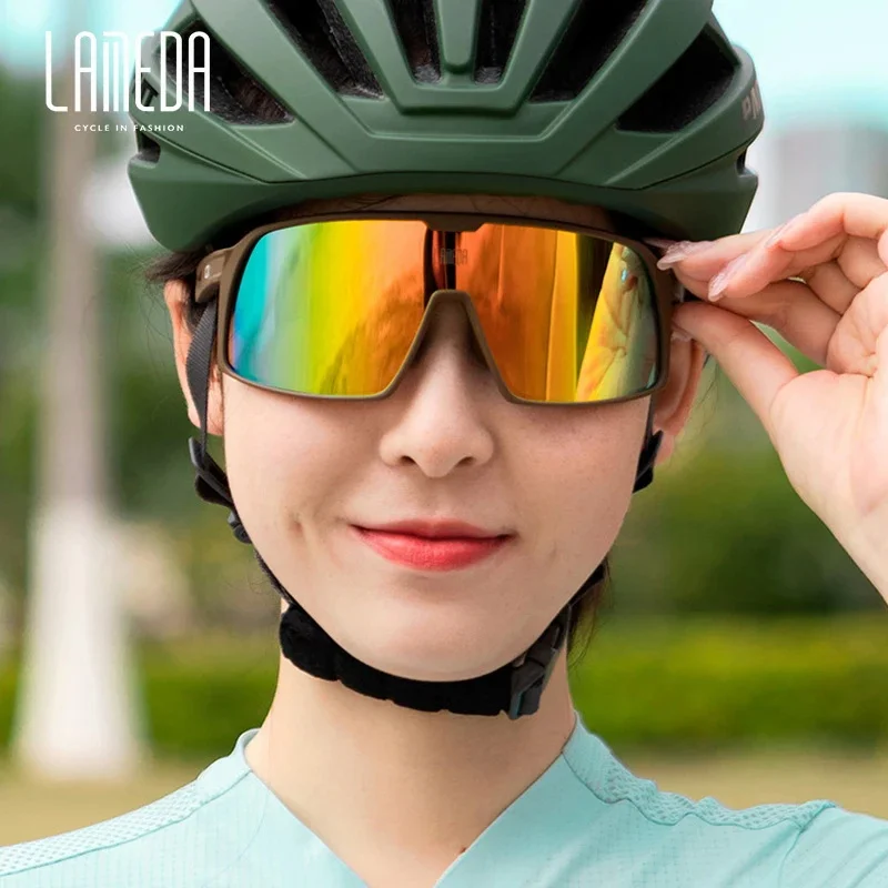 LAMEDA Pro Bicycle Sunglasses For Men Women Cycling Eyewear Outdoor  Windproof Anti UV Road Biking Colorful Glasses Goggles 2023