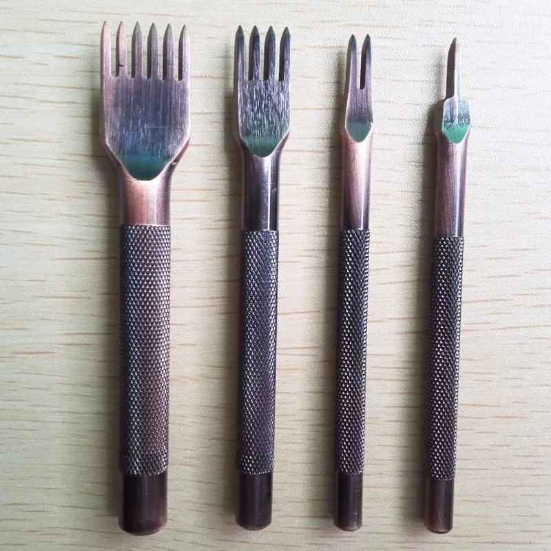 

4 шт., Пробойники для кожи, 3 мм, 4 мм