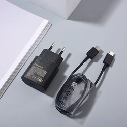 Super Fast Wall Charger with 100CM PD Type C Cable - Black EU Add Cable