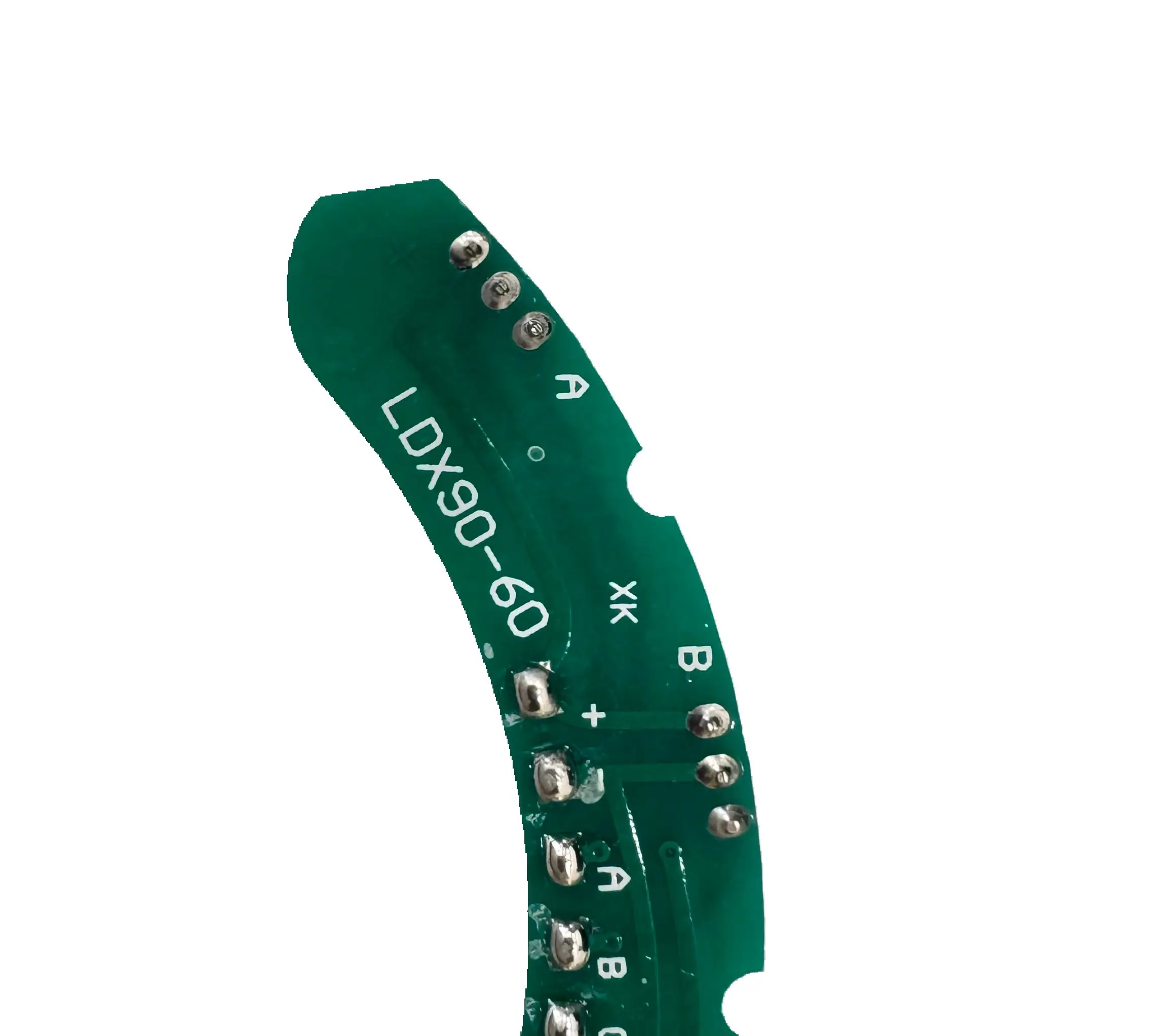 E-Bike Hub Motor PCB Board with Integrated Sensors and Green Wiring