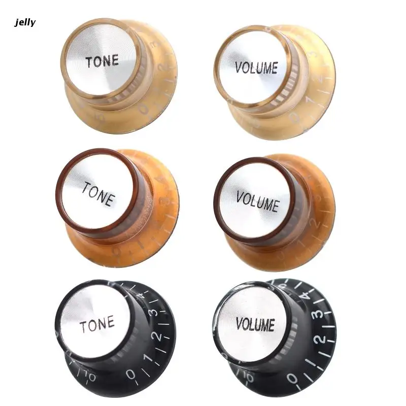 

448C Electric Guitar Speed ​​Control Knob for LP SG Potentiometer Knobs Volume Tone