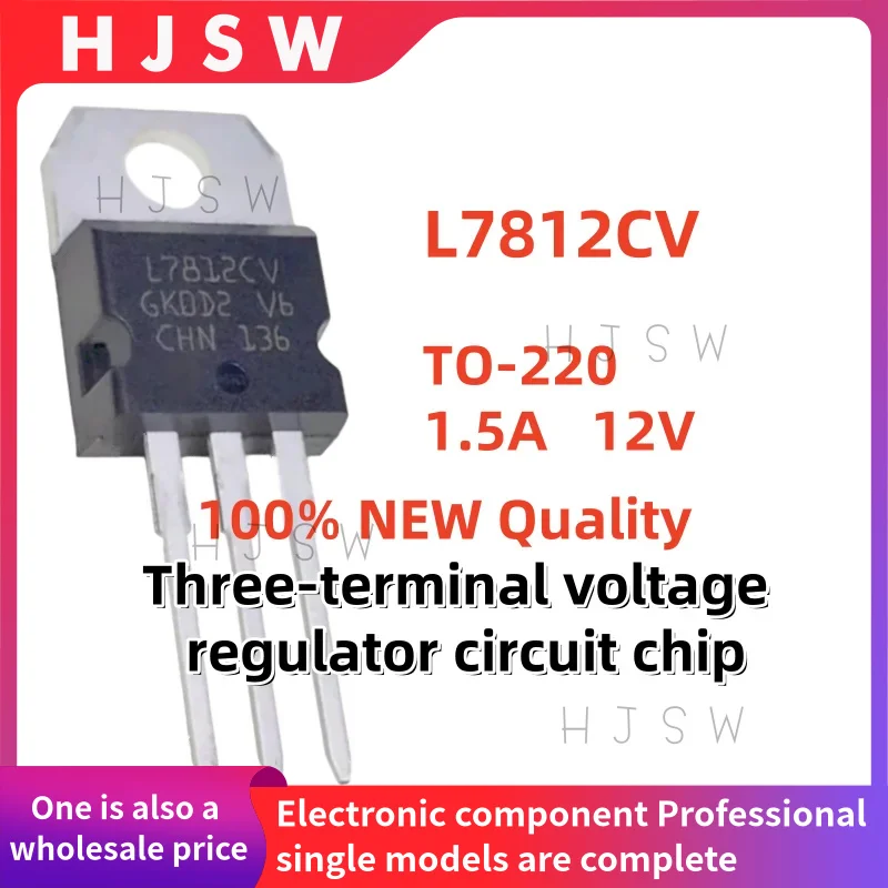 20PCS Three-Terminal Voltage Regulators TO-220 Package
