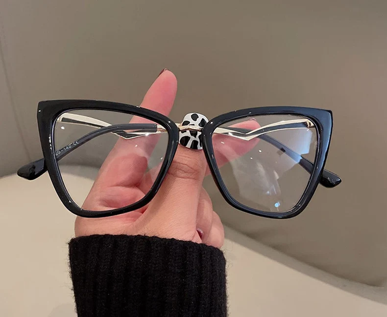 OEC CPO Mode Cat Eye Klar Myopie Brillen Rahmen Frauen Männer Transparente Linse Optische Brillen Rahmen Unisex – Detail 1