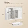 Kitchen Pantry Storage Cabinet with Door,Kitchen Sideboard Buffet Cabinet with Storage Small Coffee Bar Cabinet with Drawer 2
