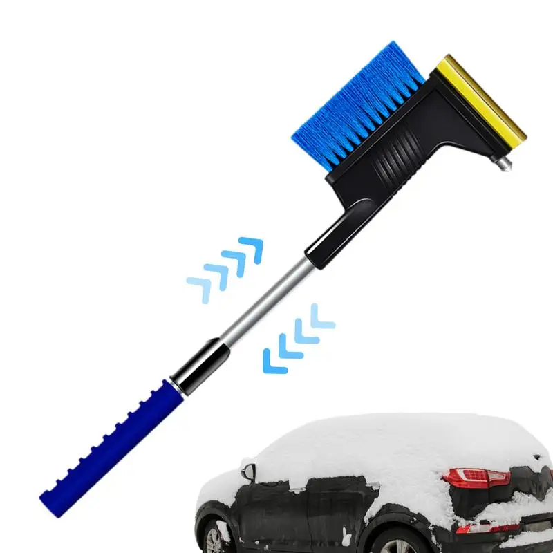 

Car Snow Removal Shovel with Ergonomic Handle Snow Sweeping Brush Scraper Snow Glass Winter Defrost Snow Removal Tool