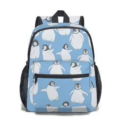 Penguin pattern Baby Backpack Kindergarten Schoolbag Kids Children School Bag