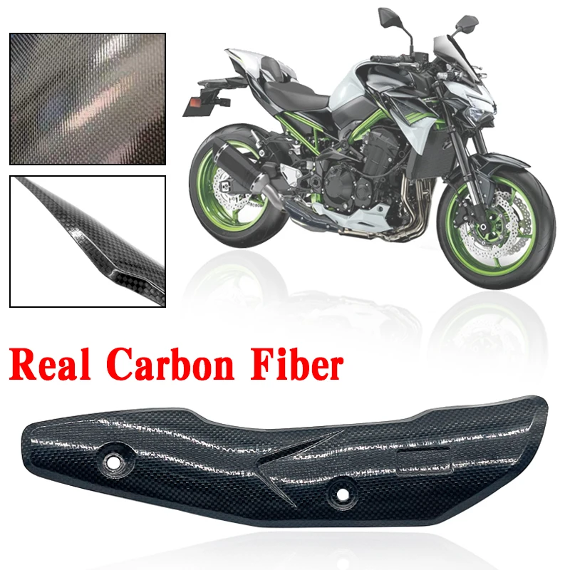 New Fit For Kawasaki Z900 Z 900 Motorcycle Exhaust Pipe Cover Carbon