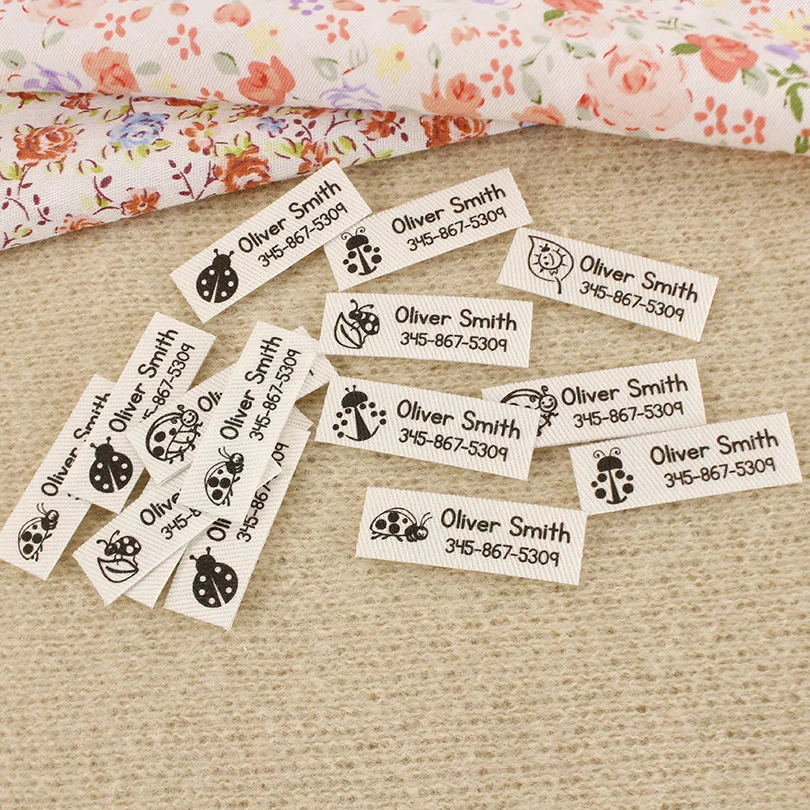 

Custom School Labels, Personalized Name Tags for Children, Iron on Label, Custom Clothing Labels, TB5663