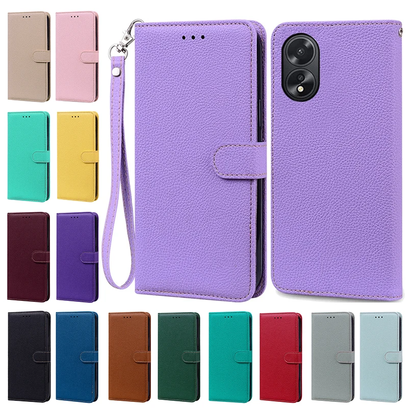 Per Oppo A38 Custodia Per Oppo A18 4G Cph2591 Custodia A Portafoglio In Pelle Antiurto Di Lusso Per Oppo A18 A 38 Oppoa18 Oppoa38 Paraurti