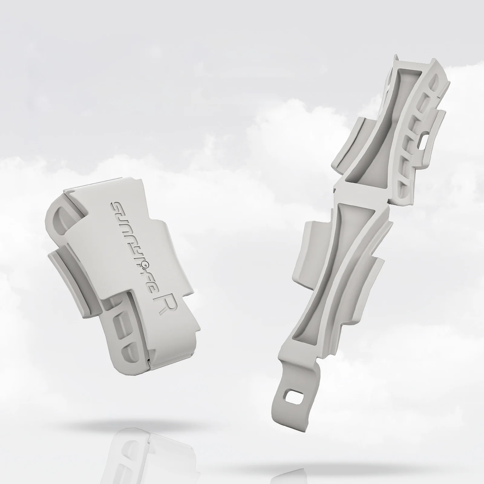 Boucle fixation antichoc bras drone DJI Flip - Lot de 2