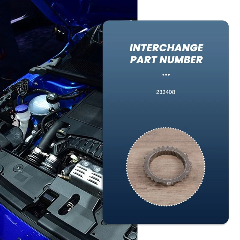 232408 Synchronous Ring for Peugeot 206 207 301 for Citroen C2 C3 Mechanical Gearbox Synchronizer Bushing