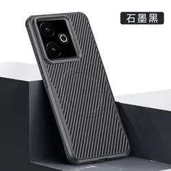 Luxury Kevlar Stripe Magnetic Magsafe Case with Wireless Charging Capability for Realme GT7 (China) (Black)