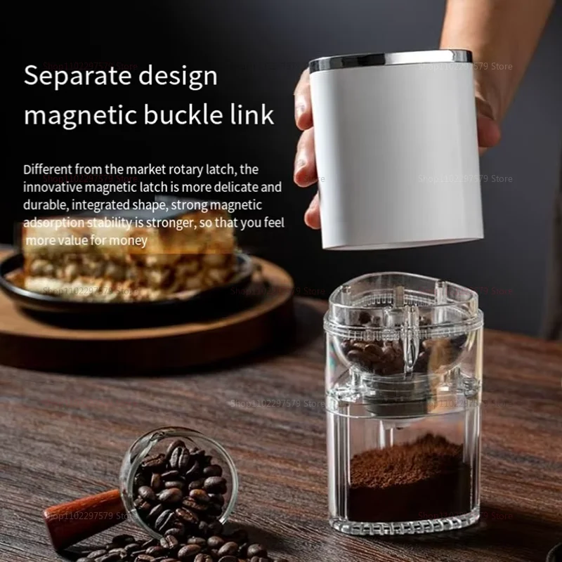 Rechargeable Electric Coffee Grinder Portable Mini Home Coffee Shop Black And White Detachable Cleaning Coffee Bean Grinder 3 Rechargeable Electric Coffee Grinder Portable Mini Home Coffee Shop Black And White Detachable Cleaning Coffee Bean Grinder 3