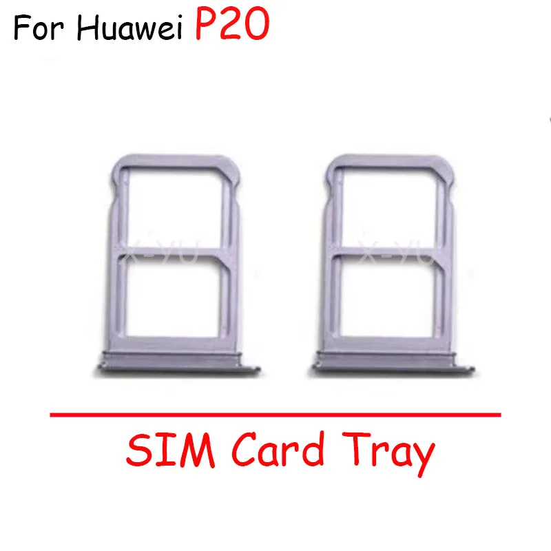 

10 шт., лоток для SIM-карты Huawei P20 Pro Lite