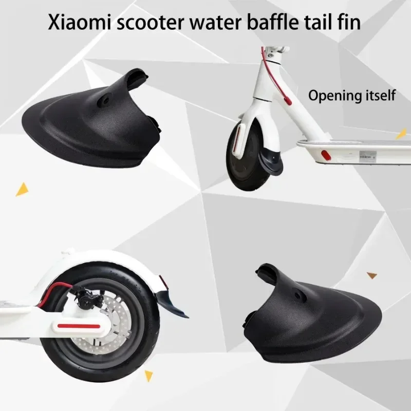 2pcs Front Rear Fender Protection Fish Tail Cover Plastic For Xiaomi M365 /Pro Electric Scooter Protect Accessorie