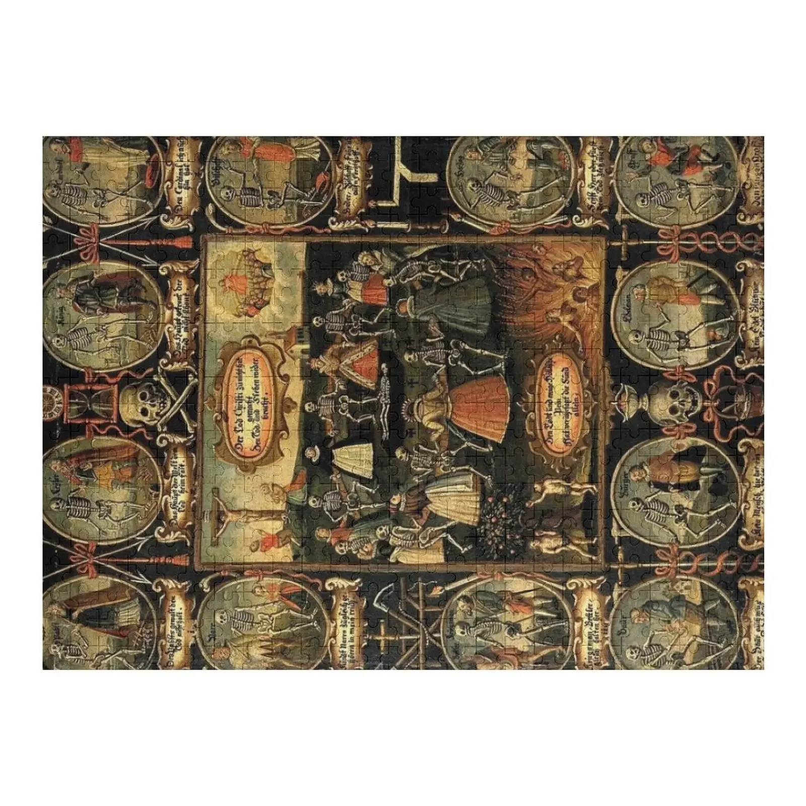 

Danse Macabre Jigsaw Puzzle Name Wooden Toy Children Puzzle