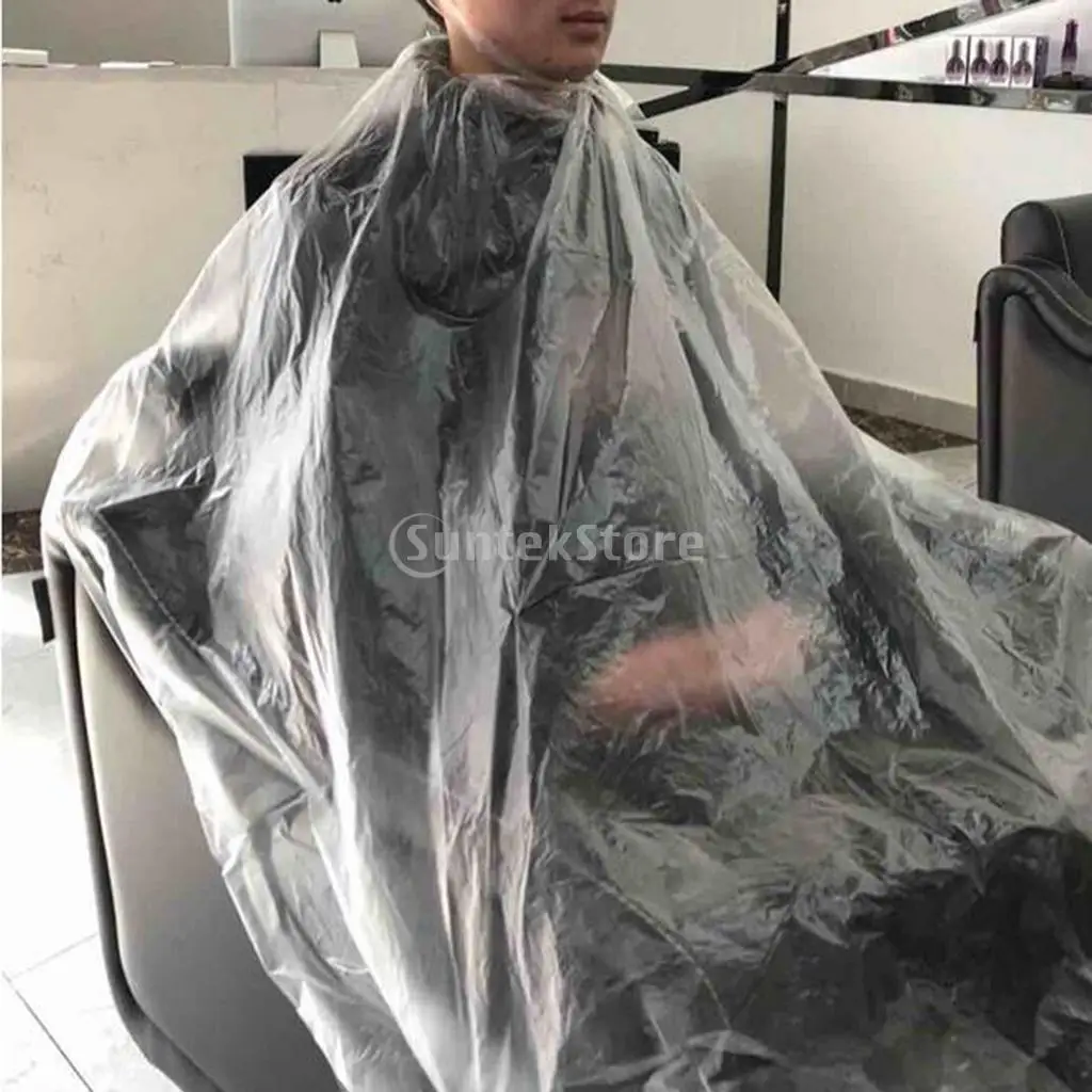 

250x Waterproof Disposable Salon Haircut Capes Gown Tools Unisex for Barber