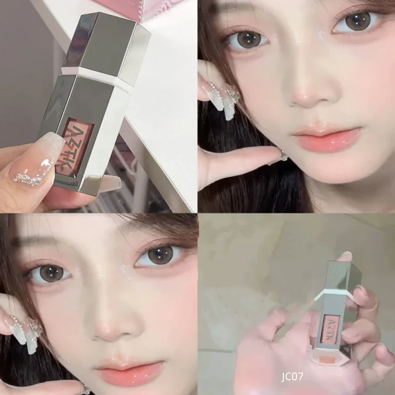 AZTK Expanded Blush Shrink Matte Blush Contour Brightens and Enhances Jello Color Liquid Blusher Rendering Face Cheek