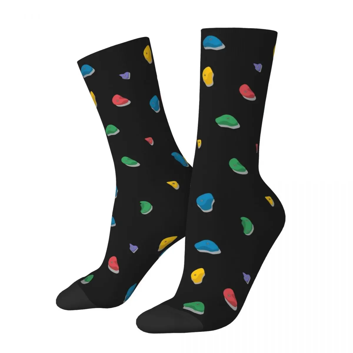 

Rock Climbing Boulder Hold Pattern Socks Polyester Funny Happy Bouldering Socks Harajuku Spring Summer Autumn Winter Socks Gifts