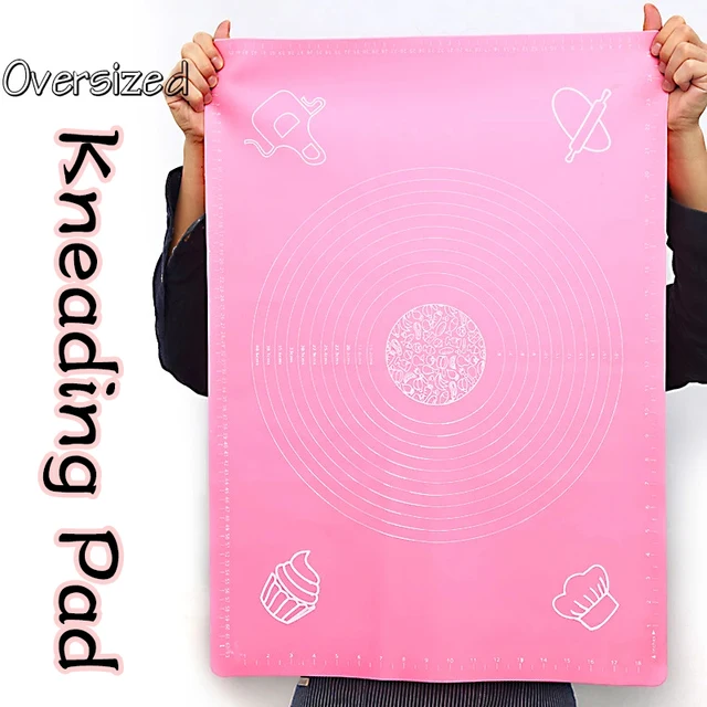 70/64/40Cm Silicone Kneading Dough Mat Nonstick Cookie Cake Baking Mat Fondant Pizza Biscuit Rolling Pad Paste Flour Table Sheet 70/64/40Cm Silicone Kneading Dough Mat Nonstick Cookie Cake Baking Mat Fondant Pizza Biscuit Rolling Pad Paste Flour Table Sheet