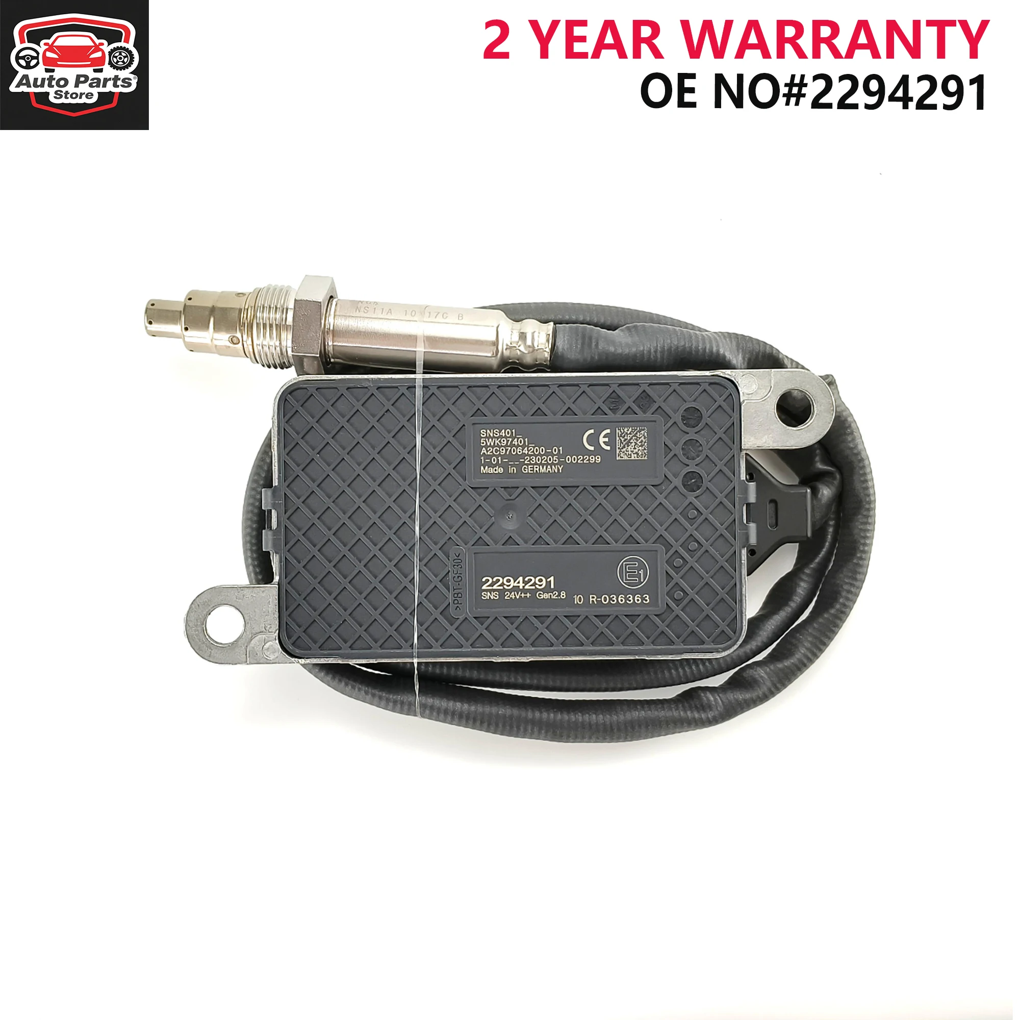 5WK97401 2294291 High Quality N-GK Probe NOX Nitrogen Oxide Sensor For Scania Engine Truck 2064769 2247381 2296801 Made in DE 1 5WK97401 2294291 High Quality N-GK Probe NOX Nitrogen Oxide Sensor For Scania Engine Truck 2064769 2247381 2296801 Made in DE 1