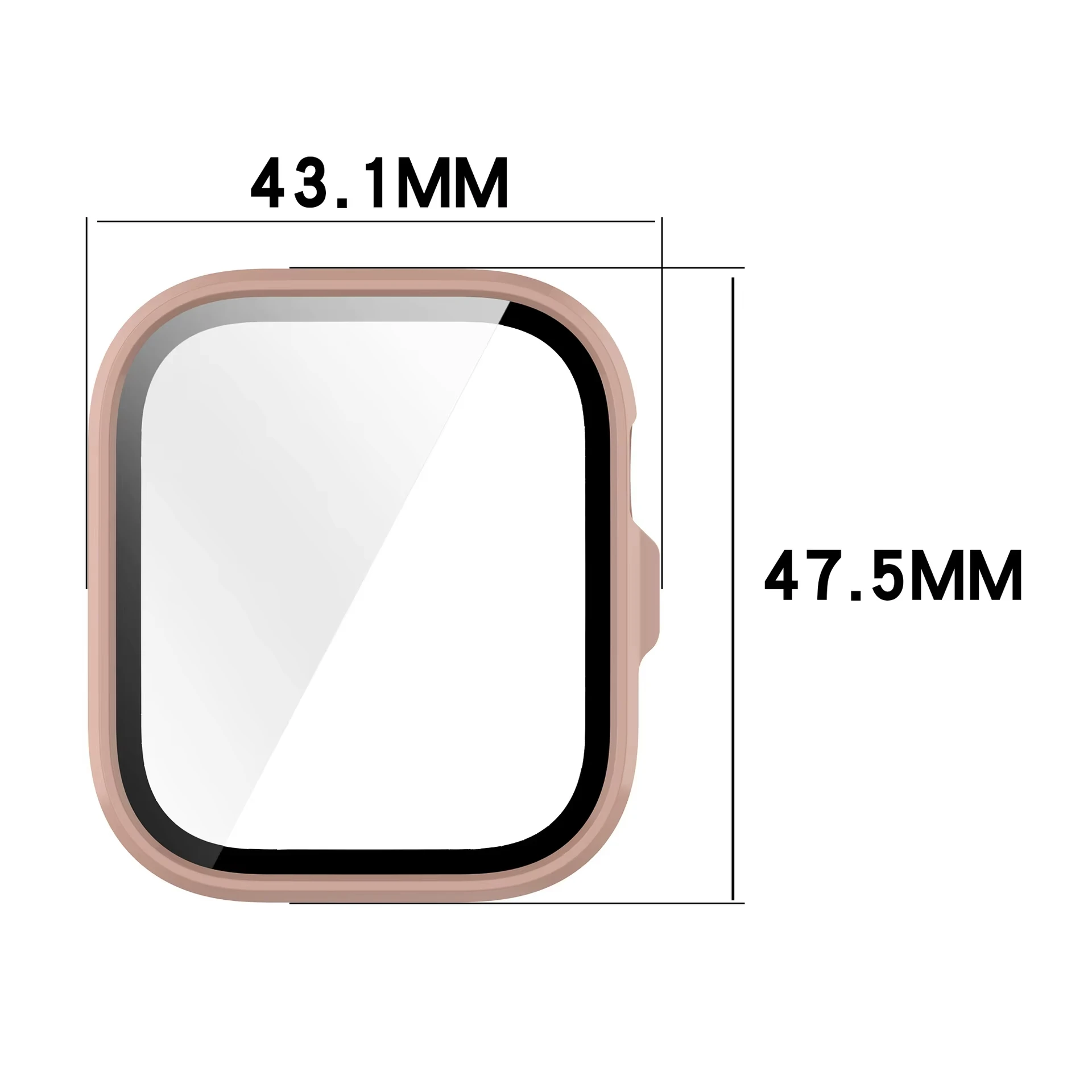 Premium Anti-Scratch Protective Cover with Glass Screen Protector for Huawei Watch Fit 5 Pro