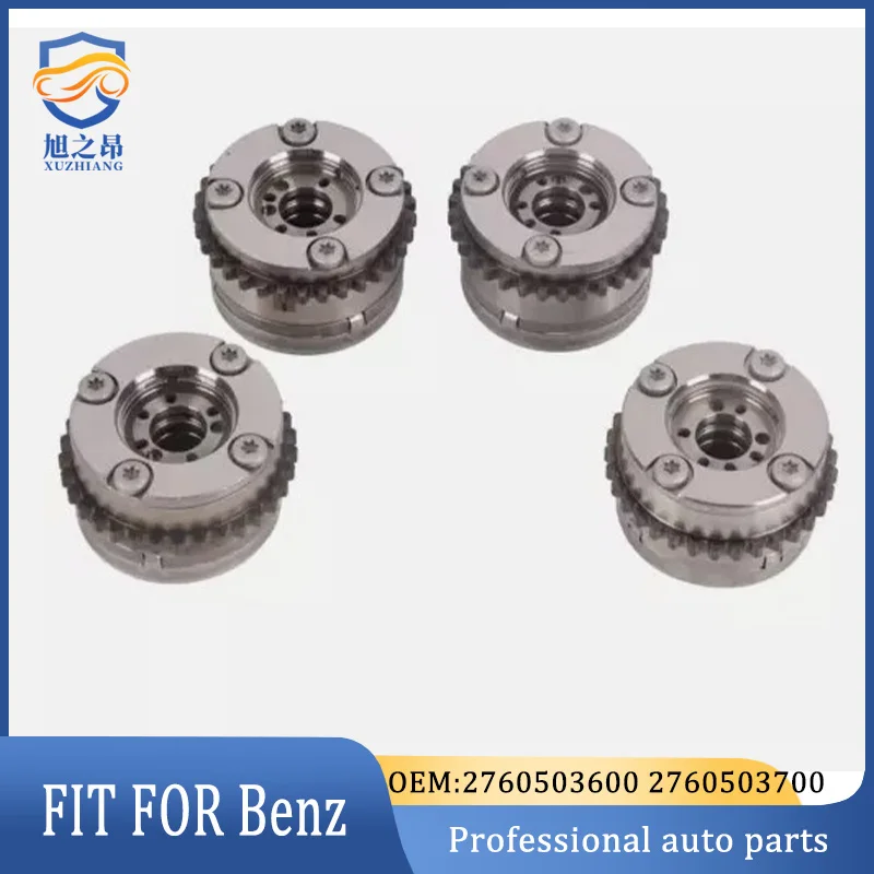 

2760503600+2760503700+2760503800+2760503900 4Pcs For Mercedes-Benz M276 E400 GL450 3.0L 3.5L Camshaft Adjuster VVT Sprockets