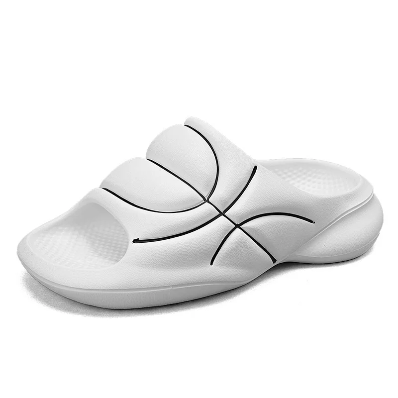 Slīdošās čības vīriešiem Neslīdošas čības iekštelpām ārā ar biezu zoli, īpaši mīkstas, neslīdošas, mīkstas putas_voghion.com