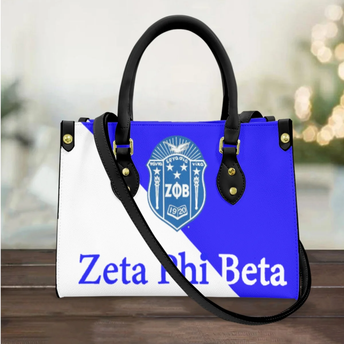 

Cross Body Bags for Women Zeta Phi Beta Personalized Blue White Design Fashion Girls Handbag Casual Fashion Ladies Shoulder Bags