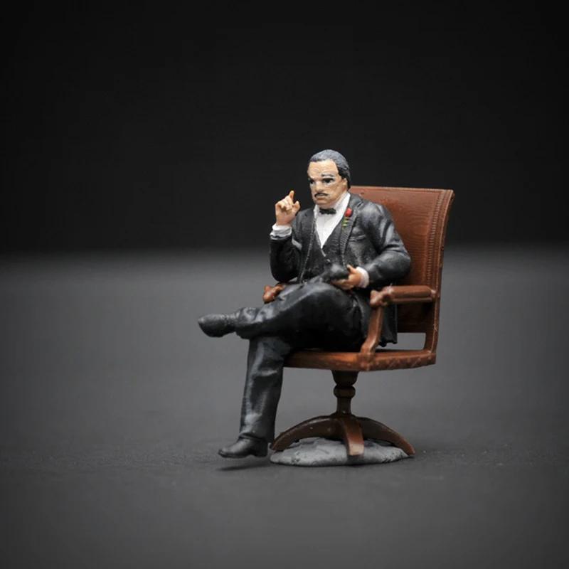 

1:64 Scale Super Villain Suit Villain Man Male Figure Model Scene Accessories Character Resin Doll Toy