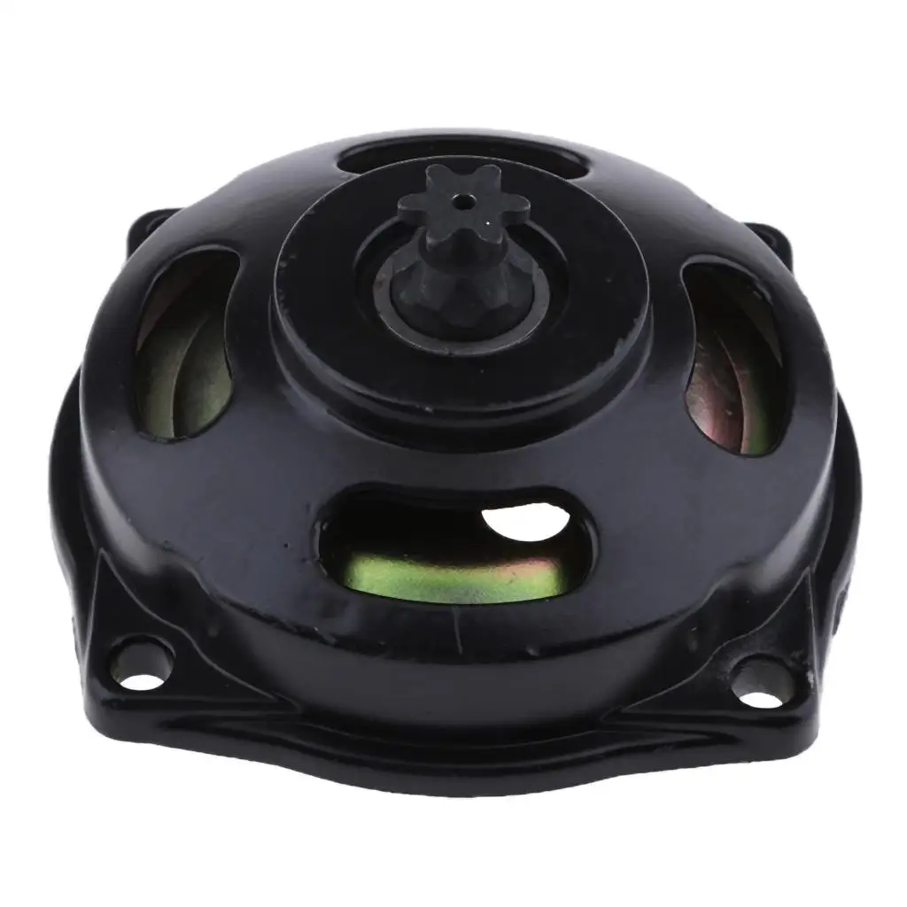 6 Frizione Tamburo Gear Box Nero Per 25H Catena 49Cc Mini Moto Pocket Dirt Bike Atv Quad