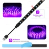 UV LED Light Strip Flexible LED Strip Light Ultraviolet UV Lamp 395-405nm Black Light 2835 SMD DC5V LED Ribbon For Glow Party 5