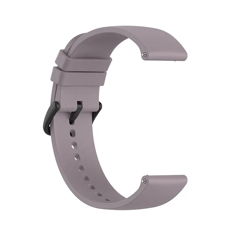 Versatile 20mm Silicone Smart Watch Strap Bracelet