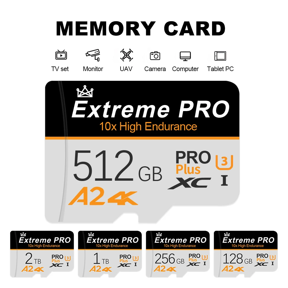 

Micro TF SD Card 1TB 512GB Memory Card 2TB Flash Class 10 SD Card 256GB 128GB 512GB TF Flash Memory Card 128GB Sd Карта Памяти