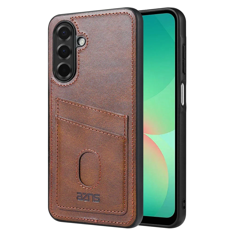 Vintage Leather Card Holder Phone Case Cover